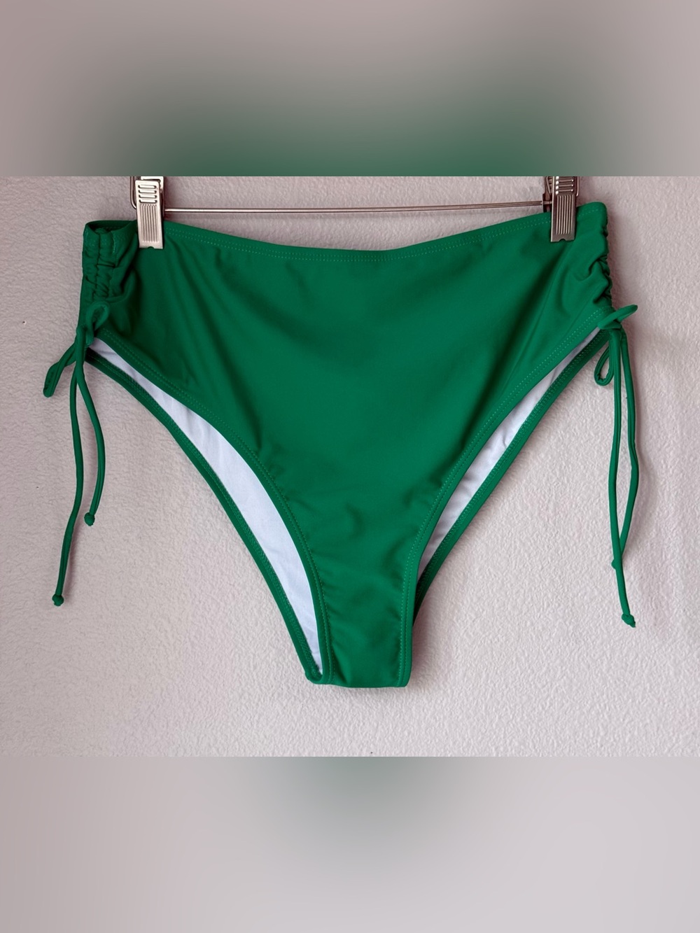 Cupshe NWT Women’s High-Cut Green Bikini Bottom Women’s Size XL Side Ties